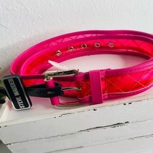 New Steve Madden Pink Belt 39 inches Long